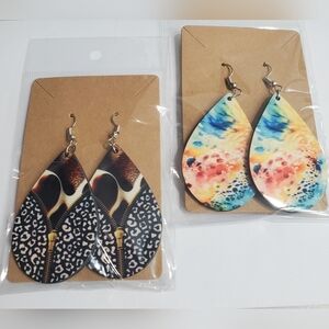 Tear Drop Sublimation Earings